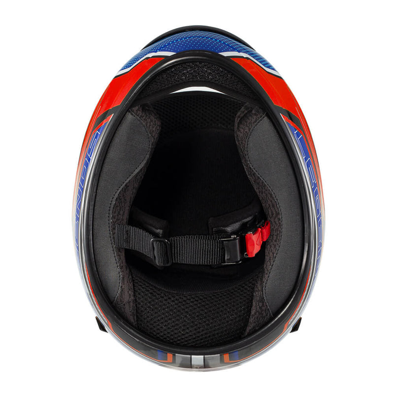 Capacete Sky Two Legends Preto Fosco Transf Vermelho 60