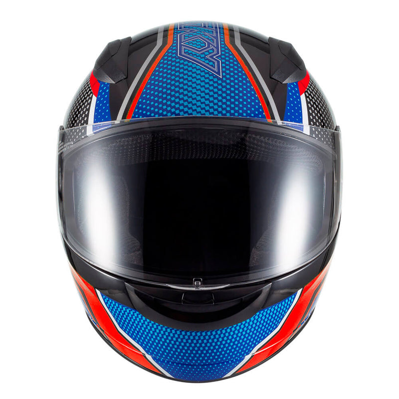 Capacete Sky Two Legends Preto Fosco Transf Vermelho 60