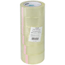 FITA ADESIVA TRANSPARENTE PARA EMBALAGENS 48MM X 100 METROS - 6 UNIDADES - PC / 6