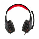 Fone Headset Gamer P2 C/ Microfone 0468 Preto/vermelho Bright