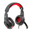 Fone Headset Gamer P2 C/ Microfone 0468 Preto/vermelho Bright