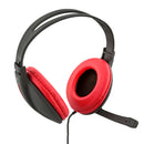 Fone Headset Gamer P2 C/ Microfone 0206 Preto/vermelho Bright