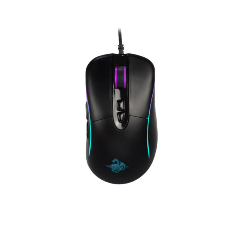 Mouse Usb Gamer Rg Dpi 1000/2000/3000/4000 Cabo Nylon Gt-700 Preto Hoopson