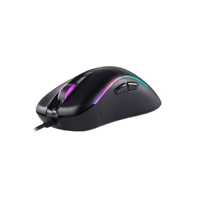 Mouse Usb Gamer Rg Dpi 1000/2000/3000/4000 Cabo Nylon Gt-700 Preto Hoopson