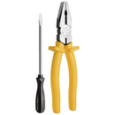 KIT ALICATE 8" E CHAVE DE FENDA1/8X3