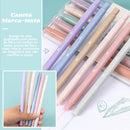 Kit Caneta Marca Texto Tons Pasteis Marcador Varias Cores