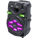 CAIXA AMPLIFICADA BLUETOOTH/SD/USB ILUMINAÇÃO DE LED 8"" 250W WAVE8