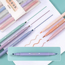 Kit Caneta Marca Texto Tons Pasteis Marcador Varias Cores