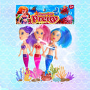 Boneca Sereia Brinquedo Menina Cauda Articulada Plástico