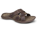 Chinelo Masculino De Couro Café 5000