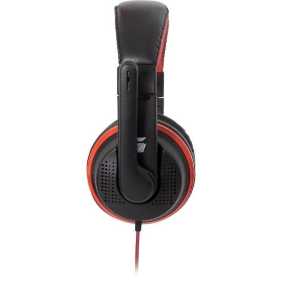 Headset Gamer Fortrek Spider Black P3 Preto/Vermelho