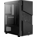 Gabinete Gamer Aerocool Mid Tower Menace Saturn FRGB Preto