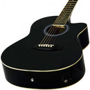 Violão Harmonics GE-21 Eletroacústico Aço Preto