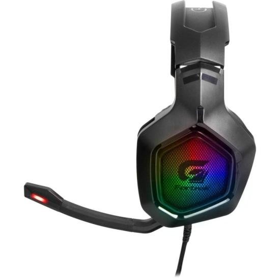 Headset Gamer Fortrek Black Hawk P2 + USB RGB Preto