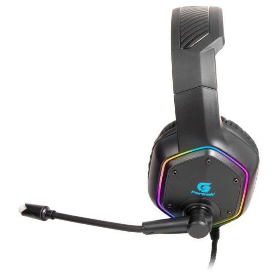 Headset Gamer Fortrek Blackfire P2 + USB RGB Preto