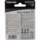 Pilha Alcalina D 1,5V LR20GCP (C/2 Pilhas) Toshiba - CXF / 10