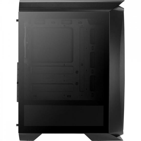 Gabinete Gamer Aerocool Aero One Preto Lateral Vidro