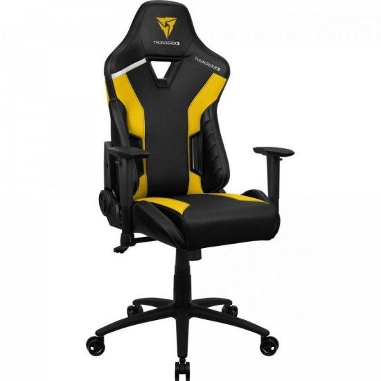 Cadeira Gamer TC3 Bumblebee Yellow THUNDERX3