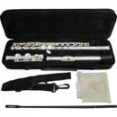 Flauta Transversal HARMONICS Soprano C HFL-6238S Prata