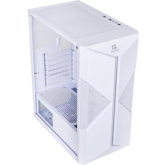 Gabinete Gamer Fortrek Holt Mid Tower RGB Branco