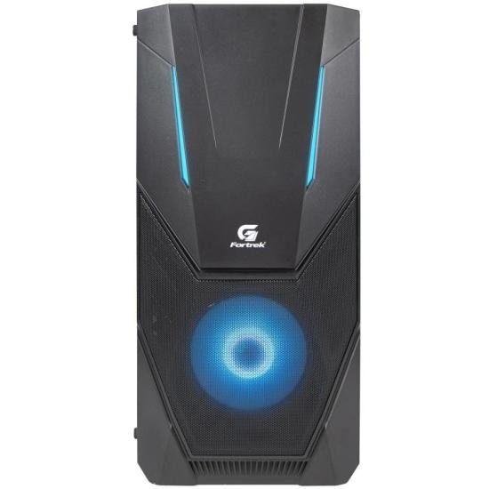 Gabinete Gamer Fortrek Mid Tower Black Hawk RGB Preto