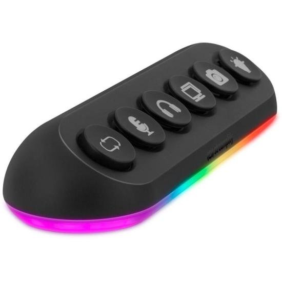 Hub USB 5 Portas 3.0 Streamplify Deck 5 Preto RGB