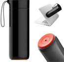 Garrafa Copo Térmico Sucção Alça Resistente 400ml Preto