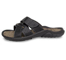 Chinelo Masculino De Couro Preto 5000