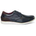 Sapato Masculino Brogue Derby Comfort Marinho 605