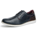 Sapato Masculino Brogue Derby Comfort Marinho 605