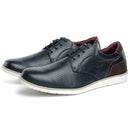 Sapato Masculino Brogue Derby Comfort Marinho 605