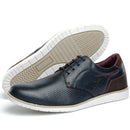 Sapato Masculino Brogue Derby Comfort Marinho 605