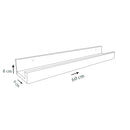 Prateleira Tempero Simples Trovarelli 60 Cm Madeirado