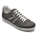 Sapatênis Casual Conforto Couro Cinza 3013