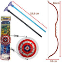Kit Arqueiro Arco E Flecha Infantil Com Alvo Brinquedo Dardo