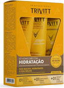 Kit 5pcs Kit Hidratação + Fluido Escova + Reparador Pontas