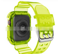 Pulseira transparente esportiva + estojo para Apple Watch