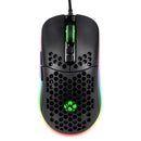 Mouse Gamer Vx Gaming Void Com  Led Rgb- 7600 Dpi Preto Com Cabo Usb 1.8 Metro - Mgv100p