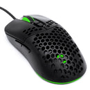 Mouse Gamer Vx Gaming Void Com  Led Rgb- 7600 Dpi Preto Com Cabo Usb 1.8 Metro - Mgv100p