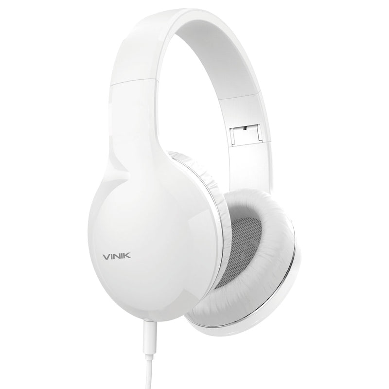 Fone De Ouvido Headset Go Tune Branco Com Microfone Cabo 1.2m Plug P2 Estereo P3 - Hg110tb