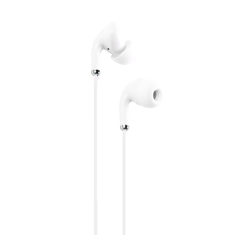 Fone De Ouvido Sound Pods Branco Com Microfone Cabo 1.2m Plug 3.5mm Estereo P3 - Sp220b