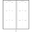 Agenda Executiva Costurada 12,3 X 27,5 Cm Comercial 2024