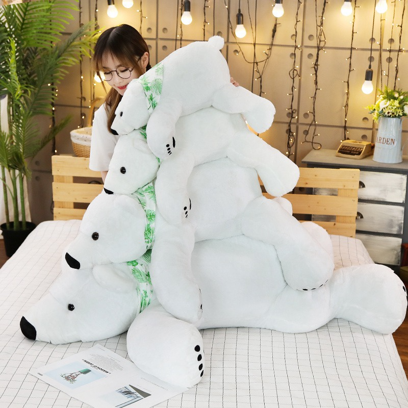 Urso Polar de pelúcia gigante