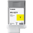 Cartucho de Tinta Canon PFI-107 Y -130ml (5pçs) 6708B003AA
