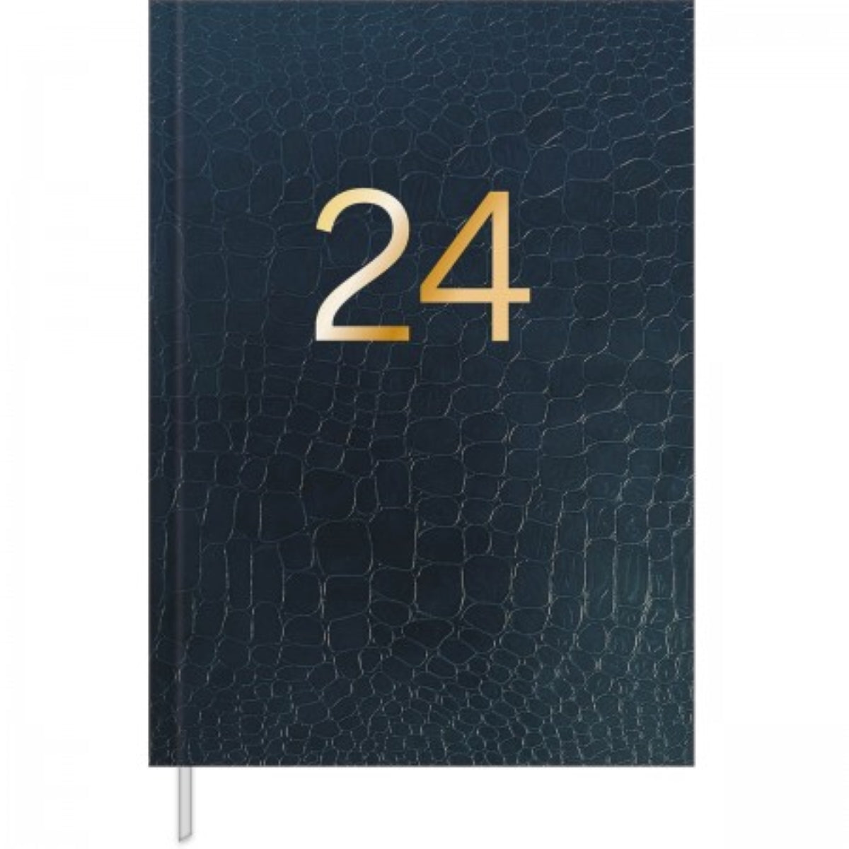 Agenda Executiva Croco Costurada Diária 14,5 X 20,5 Cm 2024