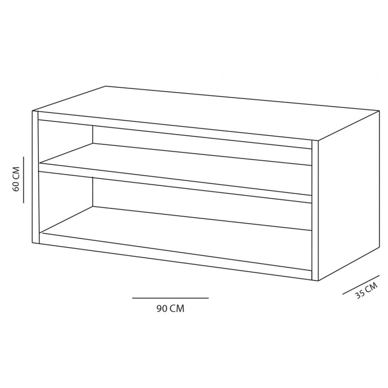 Rack Sala Branco De Chão Para Tv Ate 32 Polegadas Em Mdf