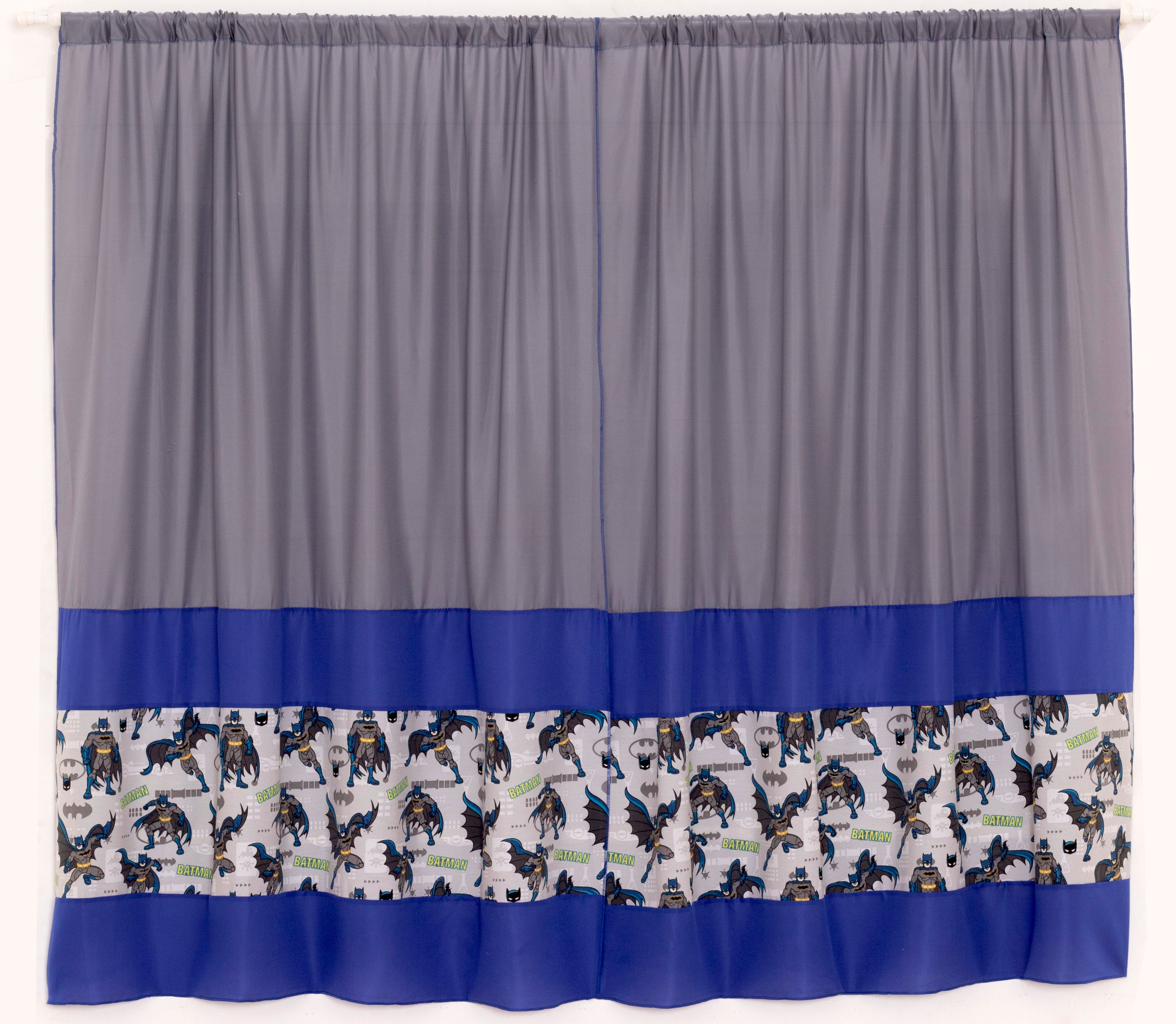 Cortina Para Quarto Infantil Batman 2 Metros