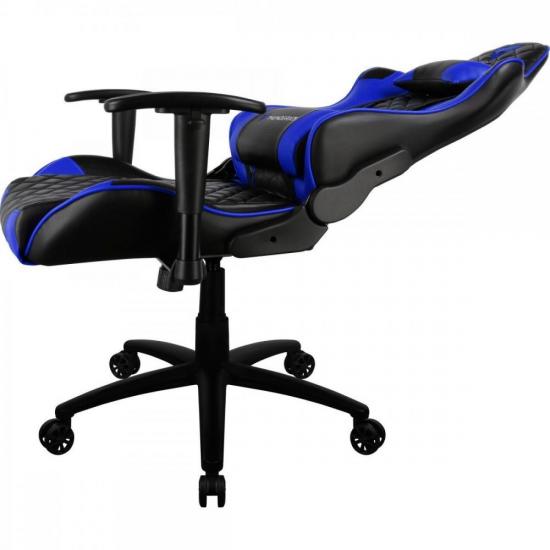 Cadeira Gamer Profissional TGC12 Preta/Azul THUNDERX3