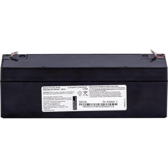 Bateria Estacionária Selada 12V/2,3A VRLA UP1223 UNIPOWER