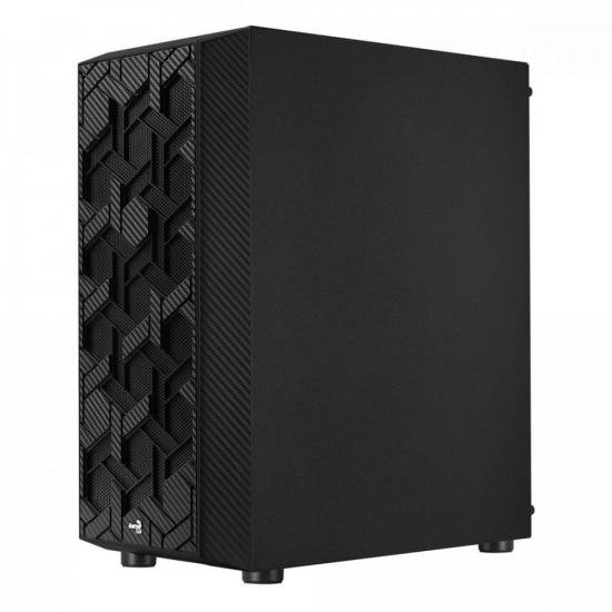 Gabinete Gamer Aerocool Hive Preto RGB Lateral Vidro